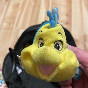 Disney Store Flounder beanie baby NWT